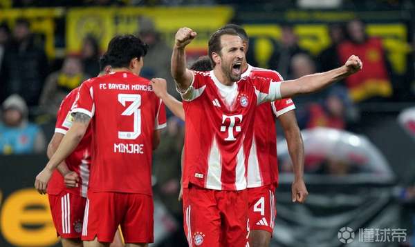 凯恩双响炮再发威 德甲射手王独霸五大联赛